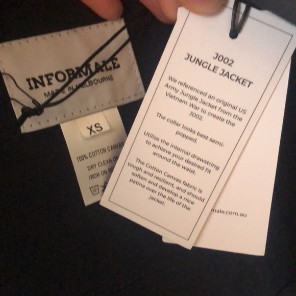 *NEW with tags* Informale jungle jacket navy XS - Picture 11 of 12